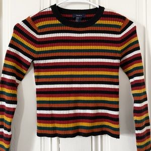 Striped long sleeve shirt